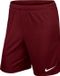 Nike Park II Knit Short Junior donker rood