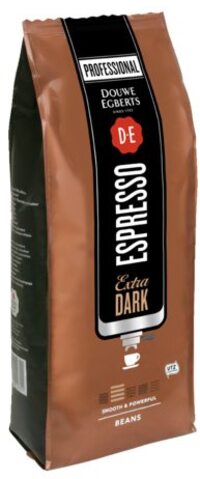 Douwe Egberts Koffie Espresso bonen extra dark roast 1000gr