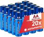 AgfaPhoto ALKALINE PLUS AA LR6-batterijen (1,5 V, set van 20)