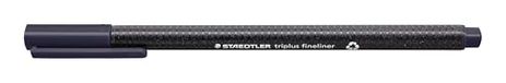 Staedtler Triplus Fineliner 334 SB10 Indigo Blauw Pack of 10