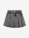 VERTBAUDET Meisjesplooirok van jeans denimgrijs