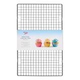 Tala Groot Anti-aanbak Koelrek – Geschikt voor het Afkoelen van Vers Gebak zoals Muffins, Koekjes en Taarten – Ruim Formaat 40 x 25 cm – Zwart