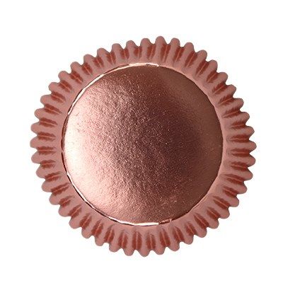 PME Metallic Rose Gold Cupcake/Muffin Cups - 30 Pieces
