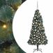 vidaXL Kunstmatige Verlichte Kerstboom met Bal Set Groen 150 cm PET