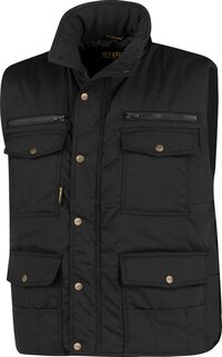 STØRVIK Pocket Bodywarmer Winddicht 4 seizoenen Heren - Maat 3XL - Zwart