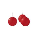 CERERIA DI GIORGIO risthó Kaarsen bal, was, rood, 3 x 3 x 3 cm