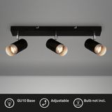 B.K.Licht BRILONER Plafondlamp 2142035 Zwart