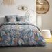 Today TradinQ Bedset met katoenen print SUNSHINE LOUISON, Blau, Gebloemd, 220x240 cm
