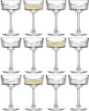 Pasabahce Verres à champagne Elysia - 12x - 260 ml - verre cristal - verres coupe