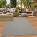 Klassiek-modern sisal tapis pour jardin d'hiver, couleur gris, dimensions : 300 x 400 cm