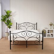 Viking Choice Metalen bedframe met lattenbodem- 160x200 - versierd