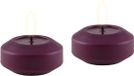 Deluxe Homeart Led Drijfkaars 2 stuks Violet