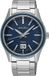 Seiko SUR559P1 Heren Horloge Zilver/Blauw