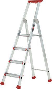 Altrex Nimba NEO 4 Trap - Enkel - Aluminium - 4 Treden - Max. Werkhoogte 2,9m