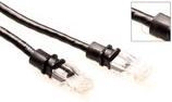 Intronics UTP Cat.5E 4.90 m netwerkkabel Zwart