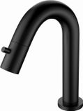 BES LED Toiletkraan - Fonteinkraan - Koudwaterkraan 1/2 - Leoni Coldy - Opbouw - RVS - Mat Zwart