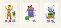 Vervaco Set tellpatronen, wit, 10,5 x 15 cm