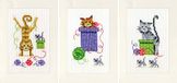 Vervaco Set tellpatronen, wit, 10,5 x 15 cm