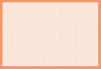 Sigel HO270 Bureauonderlegger Papier Oranje, Wit