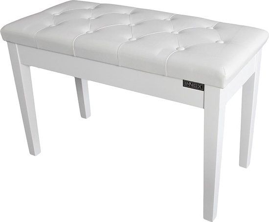 Innox PB 20W Piano Bench - White