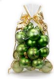 Inge-glas Inge Christmas Goods Kerstballen - 20st - giftbag kunststof groen 6cm