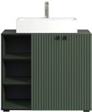 Hioshop PureBliss waskast met wastafel groen