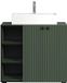 Hioshop PureBliss waskast met wastafel groen