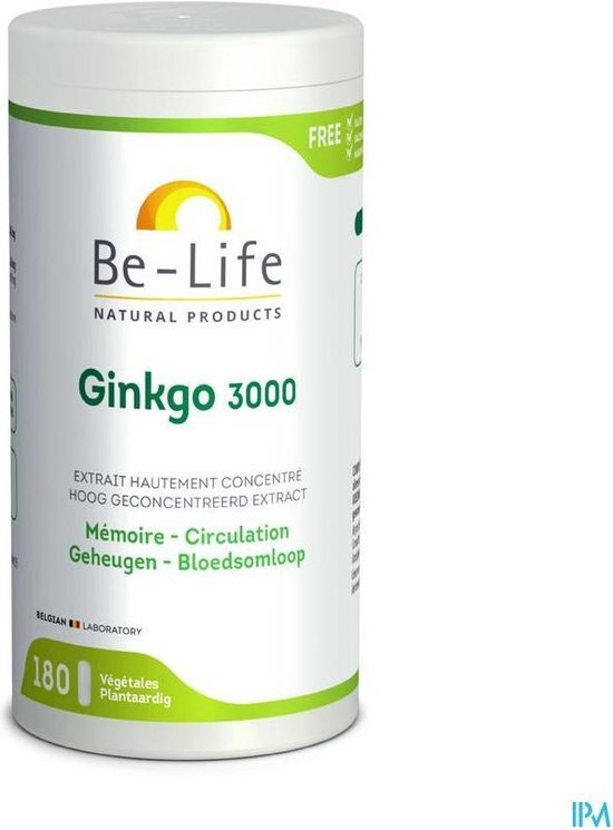 Be-Life Gink go 3000 Capsules 180 stuks