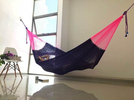 DYH Mexico Mexicaanse hangmat paars - Large - EAN: 7439606715736