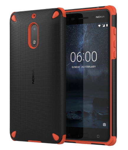 Nokia Rugged Impact Case CC-501 zwart, oranje / 6