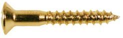 Boston WS-04-G Gouden Ovalen Schroeven 3,5x25mm - 12 Stuks