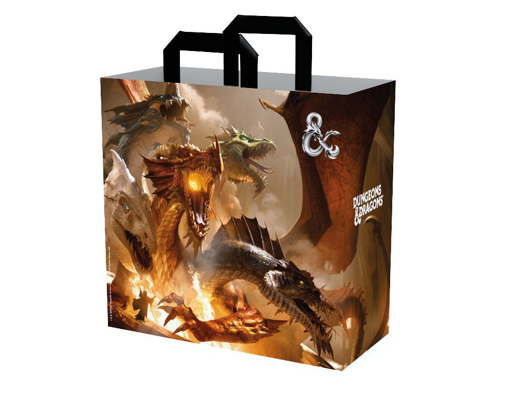 Dungeons & Dragons Tote Bag - Brown - Recycled Plastic - Tiamat - 45x40x20cm