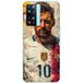 Maniacase Hoesje Oppo A57 4G Messi Barcelona Argentinië kampioen eerste nr. 10