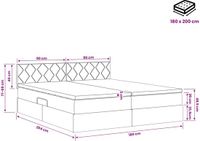 vidaXL Opbergbed met hoofdeinde 2-persoons Roze