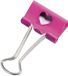 RAPESCO Foldback clips 19mm groen met smile motief, 80 stuks