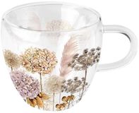 Ambiente Theeglas dubbelwandig 0.2 L Dried Flowers
