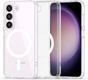 Techsuit MagSafe Pro Hard Case Back Cover hoesje pour Samsung Galaxy S23 - Transparant