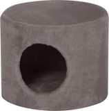 Nobby Starsystem Kattenmand Grijs Pluche Rond 38x30cm