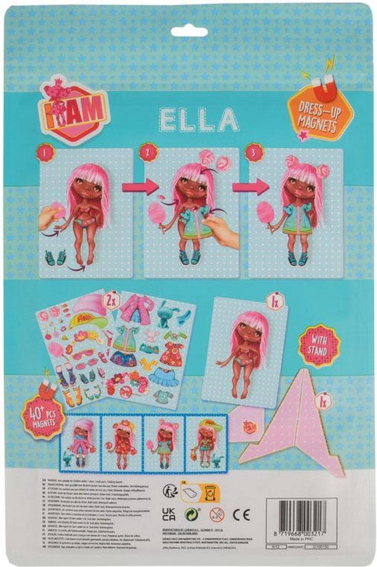 I Am Magnetische Aankleedpop - Ella