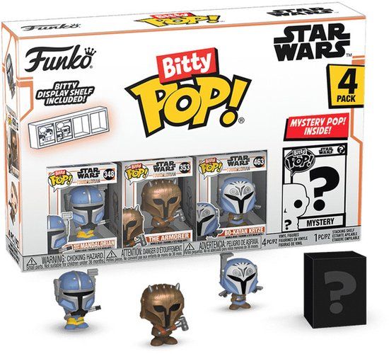 Funko THE MANDALORIAN - Bitty Pop 4 Pack 2.5cm - Heavy Mandalorian