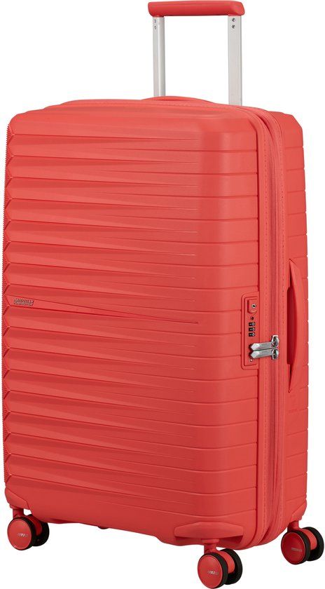 American Tourister Koffer - Fastforward spinner (4wiel) 68/30 - uitbreidbaar - Sunset coral - 77 l