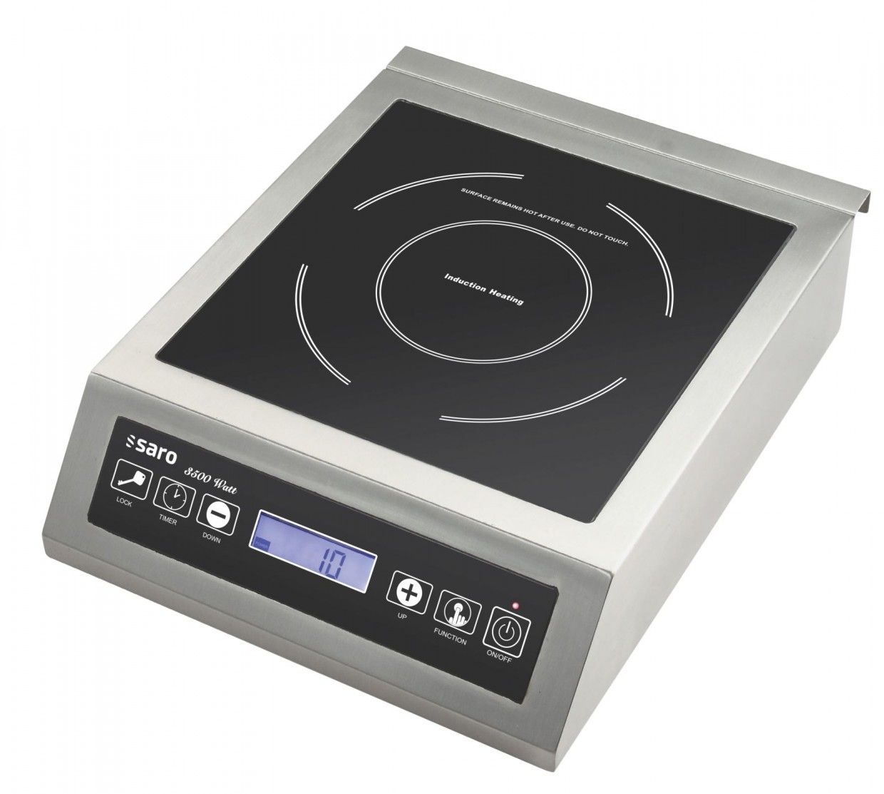 Saro Natascha - 33cm Induction Cooktop - 1 Zone - Black/Grey