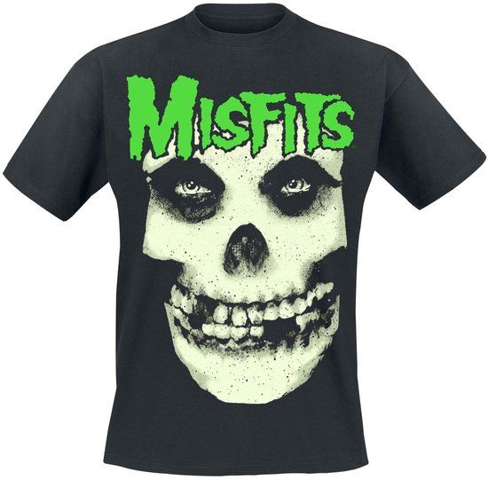 Misfits Jarek Skull Heren T-shirt - zwart - S