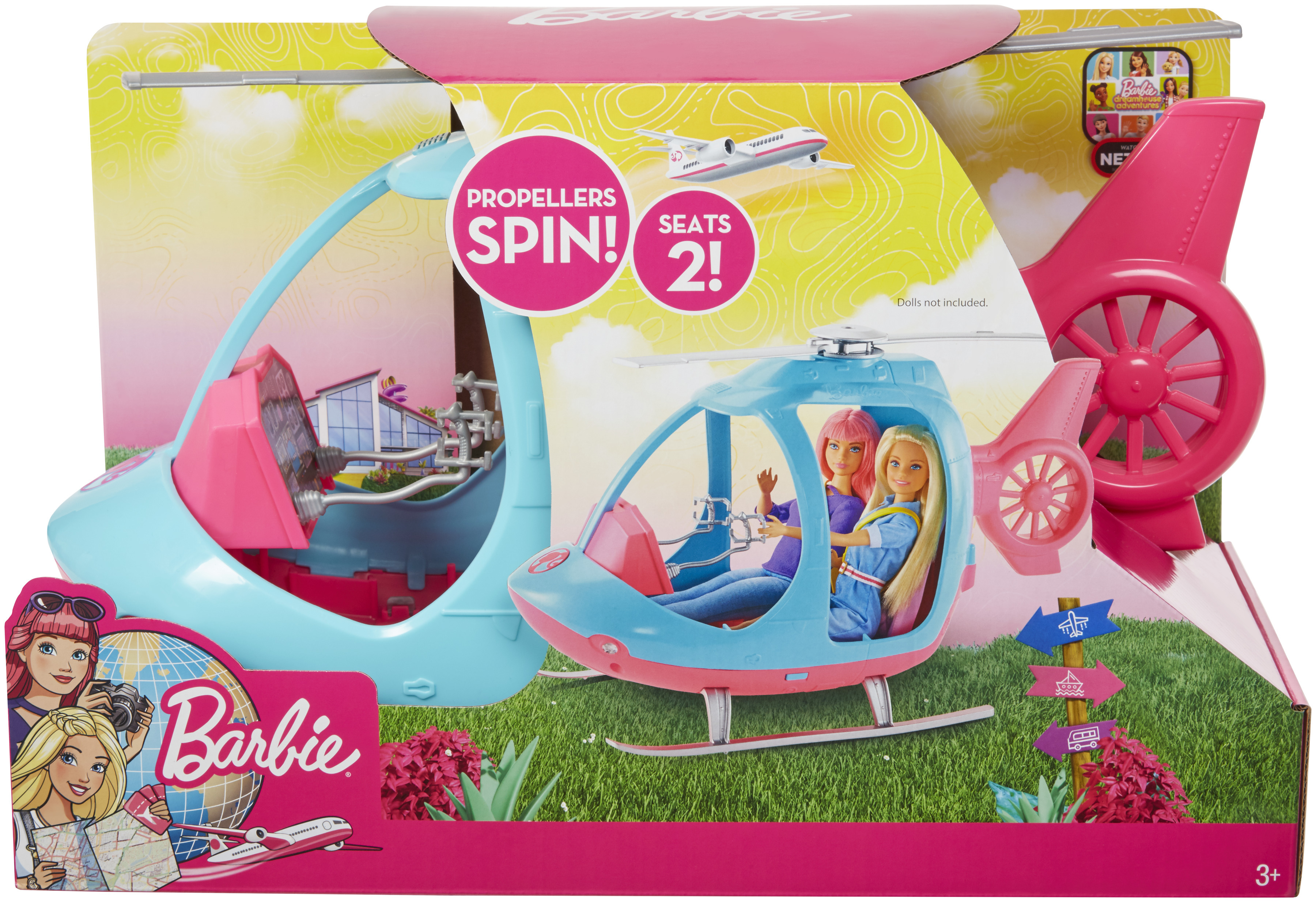 Barbie Reizen Helikopter