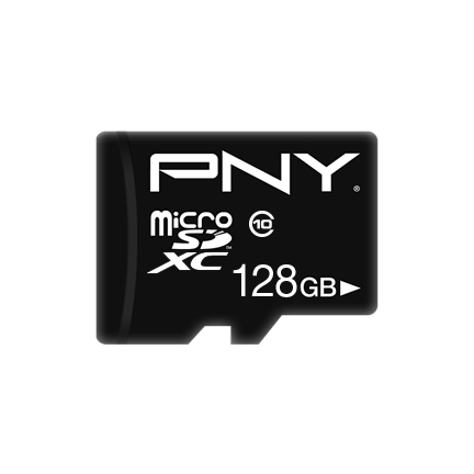 PNY Performance Plus - MicroSDXC - 128GB - Class 10 - Zwart