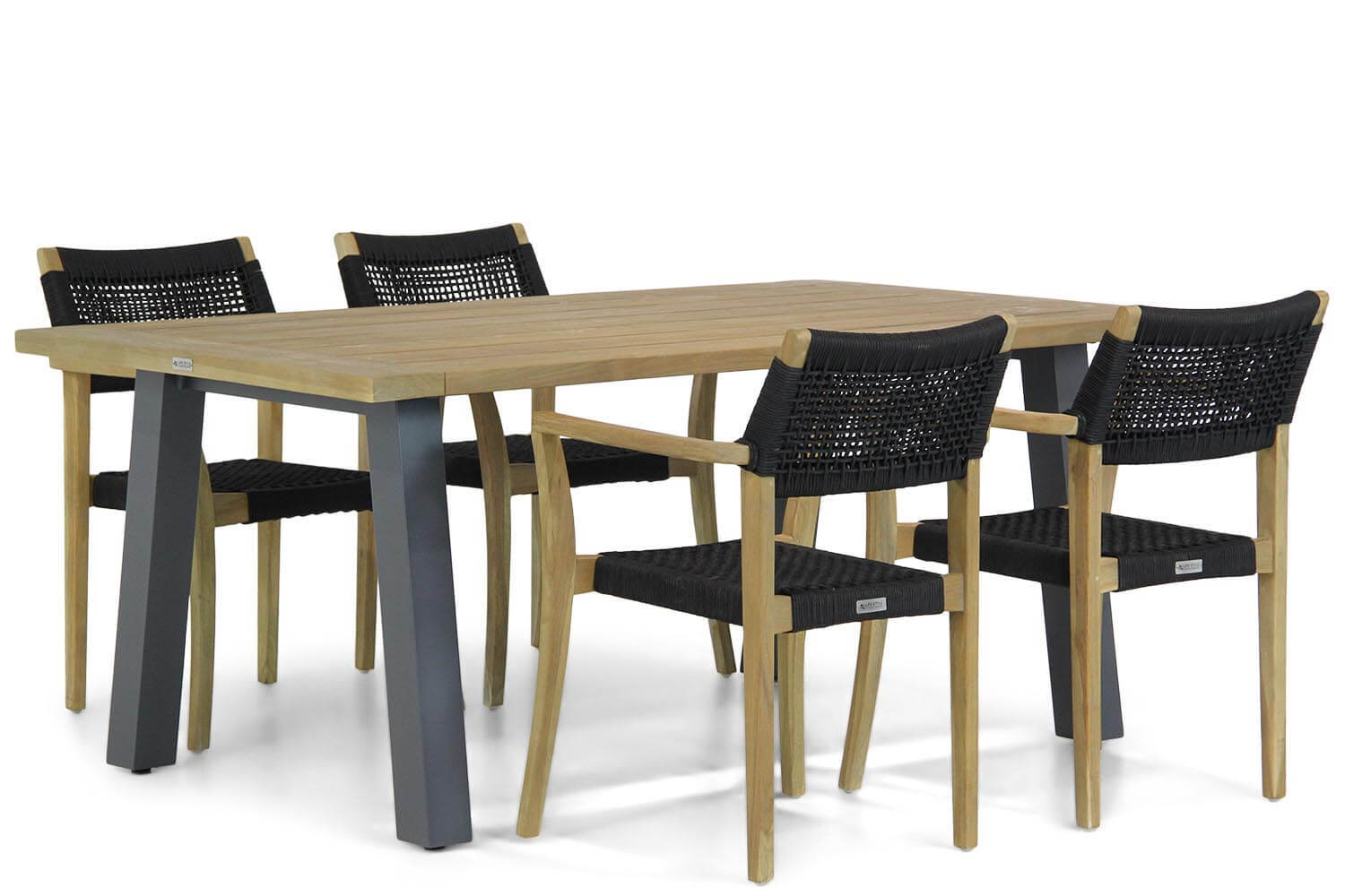 Lifestyle Garden Furniture Lifestyle Dallas/Glasgow 180 cm dining tuinset 5-delig