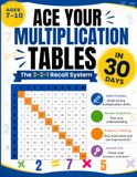 Ace Your Multiplication Tables in 30 Days: The 3-2-1 Recall System: A 30 Days Workbook for Mastering Multiplication Facts