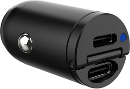 Celly mini car charger 30w 2 usb c port