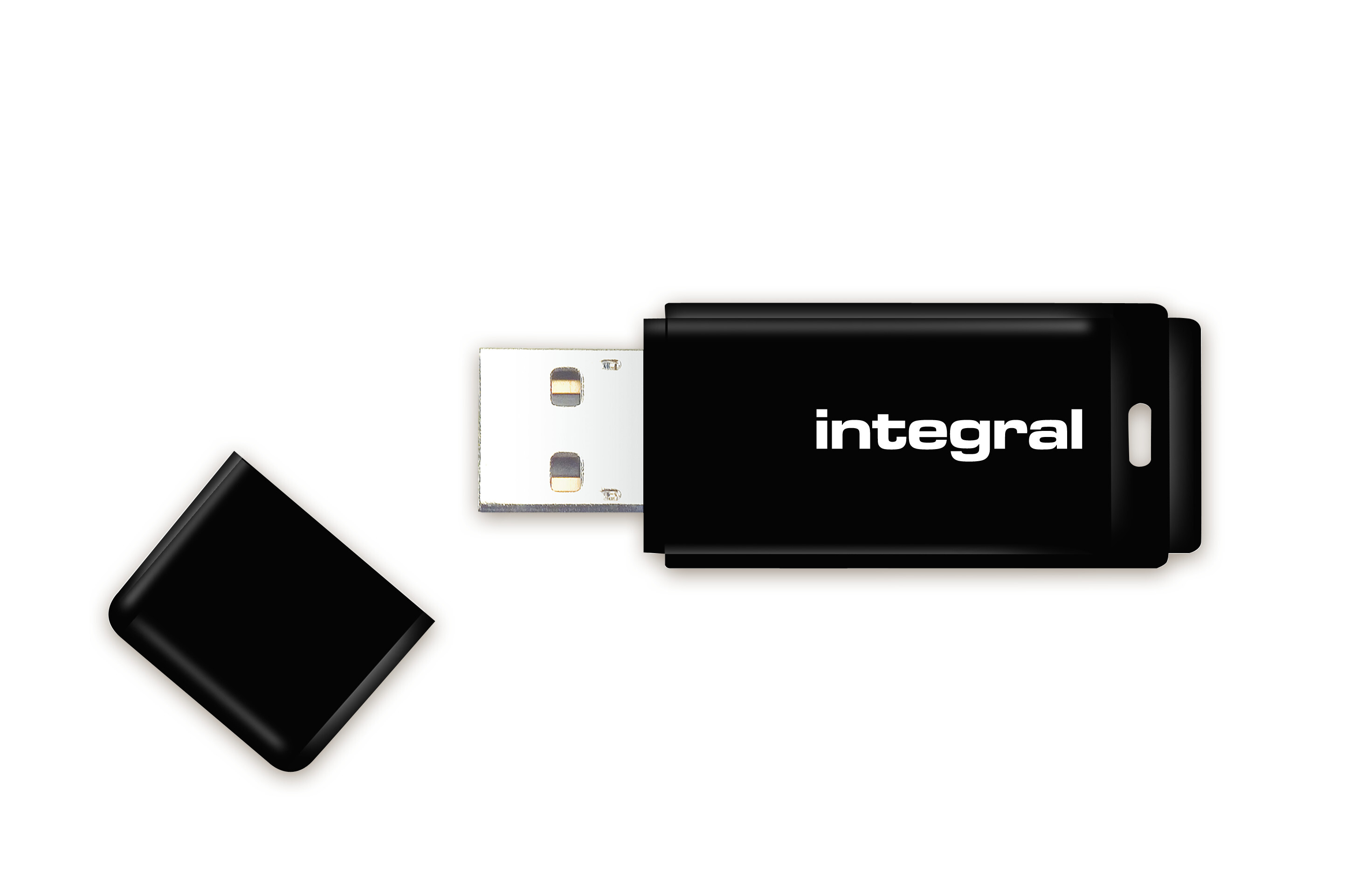 Integral 8GB USB2.0 DRIVE BLACK INTEGRAL E-TAIL