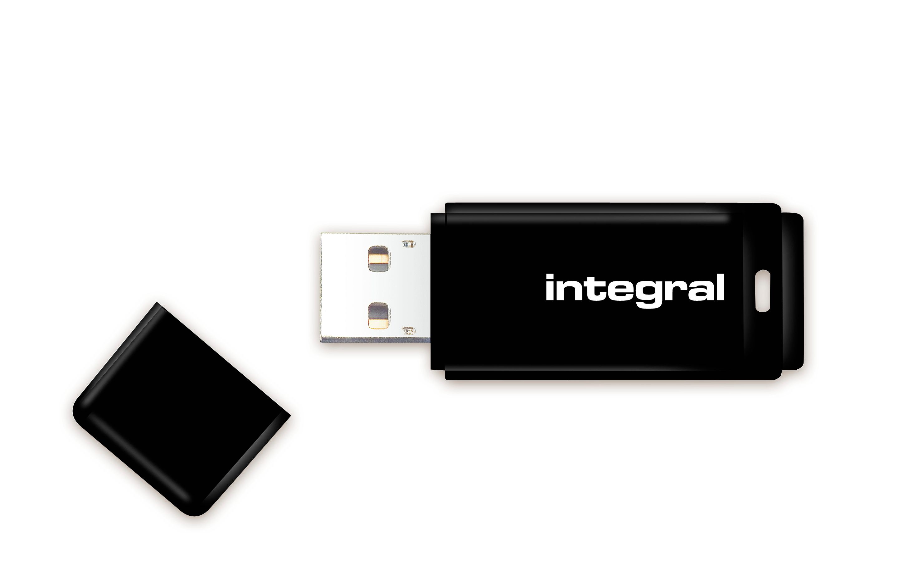 Integral 8GB USB 2.0 Flash Drive - Black
